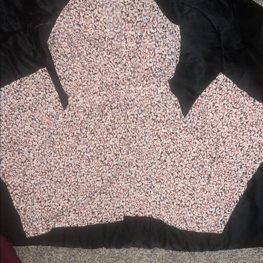 Brown Multicolored One Piece Pant